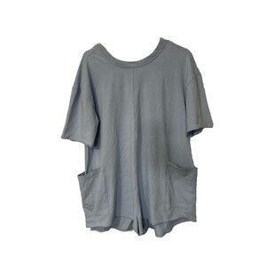 Free People Movement Hot Shot Tee Romper New XS Women's Steele Short